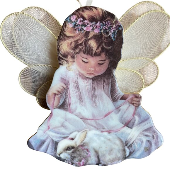 Heavens Little Angels Bradford Exchange Porcelain Ornaments Set Of 3 - Picture 11 of 16